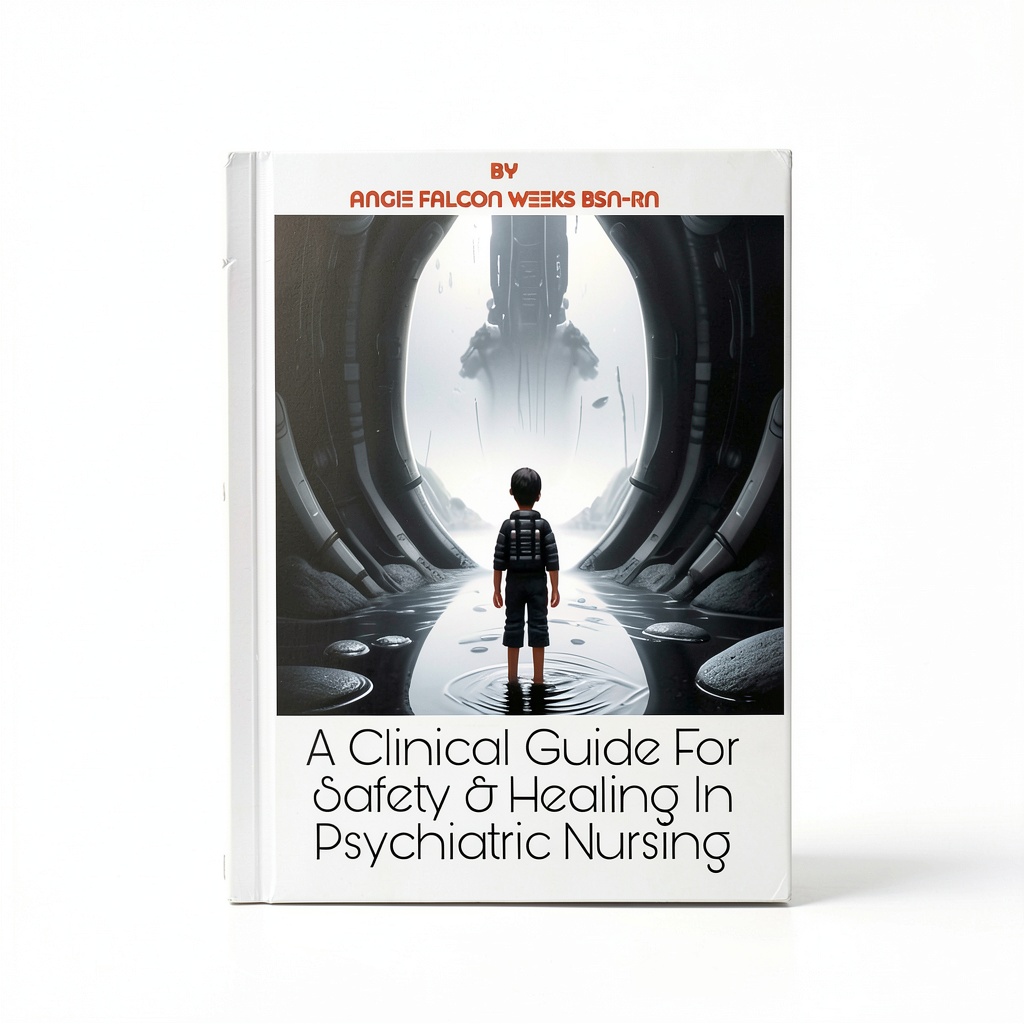 Kindle book cover showing nursing themes