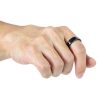 RFID 125khz Rewritable T5577 Chip Black Ceramic Smart Rewritable Ring for Clone TK4100/EM4100 Access Control and Hotel Entry Door Keycards (Black, US9#)-3