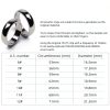 RFID 125khz Rewritable T5577 Chip Black Ceramic Smart Rewritable Ring for Clone TK4100/EM4100 Access Control and Hotel Entry Door Keycards (Black, US9#)-5