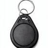 50PCS ID 125KHz RFID Key Tag Writable Rewritable T5577 Fob Black-5