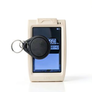 50PCS ID 125KHz RFID Key Tag Writable Rewritable T5577 Fob Black-0